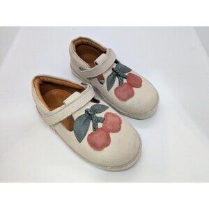 DONJSE Kids Girls Toddler BOWI Cherry Leather Sandals Size 10 US EUR 27